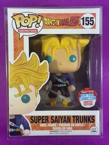 Funko Pop Super Saiyan Trunks DBZ 2016 NYCC Exclusive #155 Animation