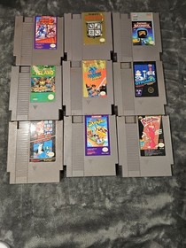 NES Top Loader NES-101 Bundle TESTED -1 Dogbone Controller - 23 Games - Mario 3+