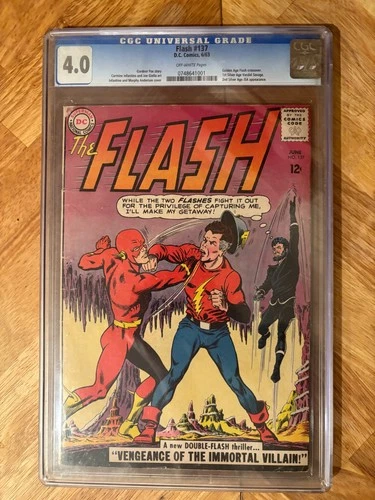 The Flash #137 CGC Graded DC Silver Age Golden Age 1st Vandal Savage
