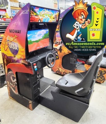 CRUISIN WORLD Sit Down Arcade Driving Racing Video Game Machine Cruisn - 27'' LCD