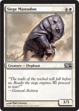 x4 Siege Mastodon - Magic 2014 (M14) - NM - MTG