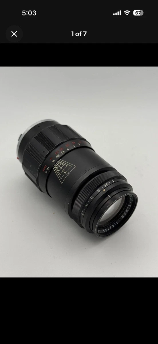 Leica ELMAR-M f/4 Camera Lenses 135mm Focal for sale - eBay