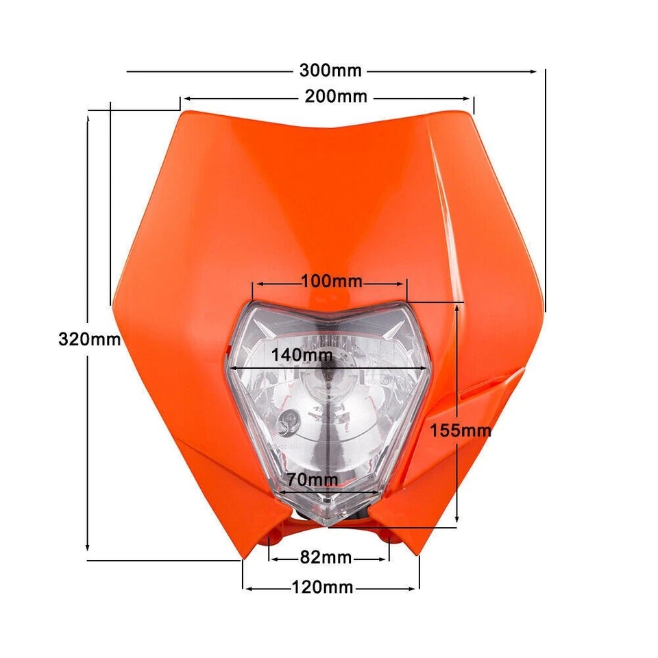 Motocross Headlight For KTM 125 250 300 350 350F 450 500 530 690 ect... - Image 2 of 4