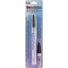 Deco Color Extra Fine Opaque Paint Markers Black Art Supply Craft Pen