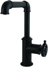 Kingston Brass LS620.CG Fuller 1.8 GPM 1 Hole Kitchen Faucet - Black