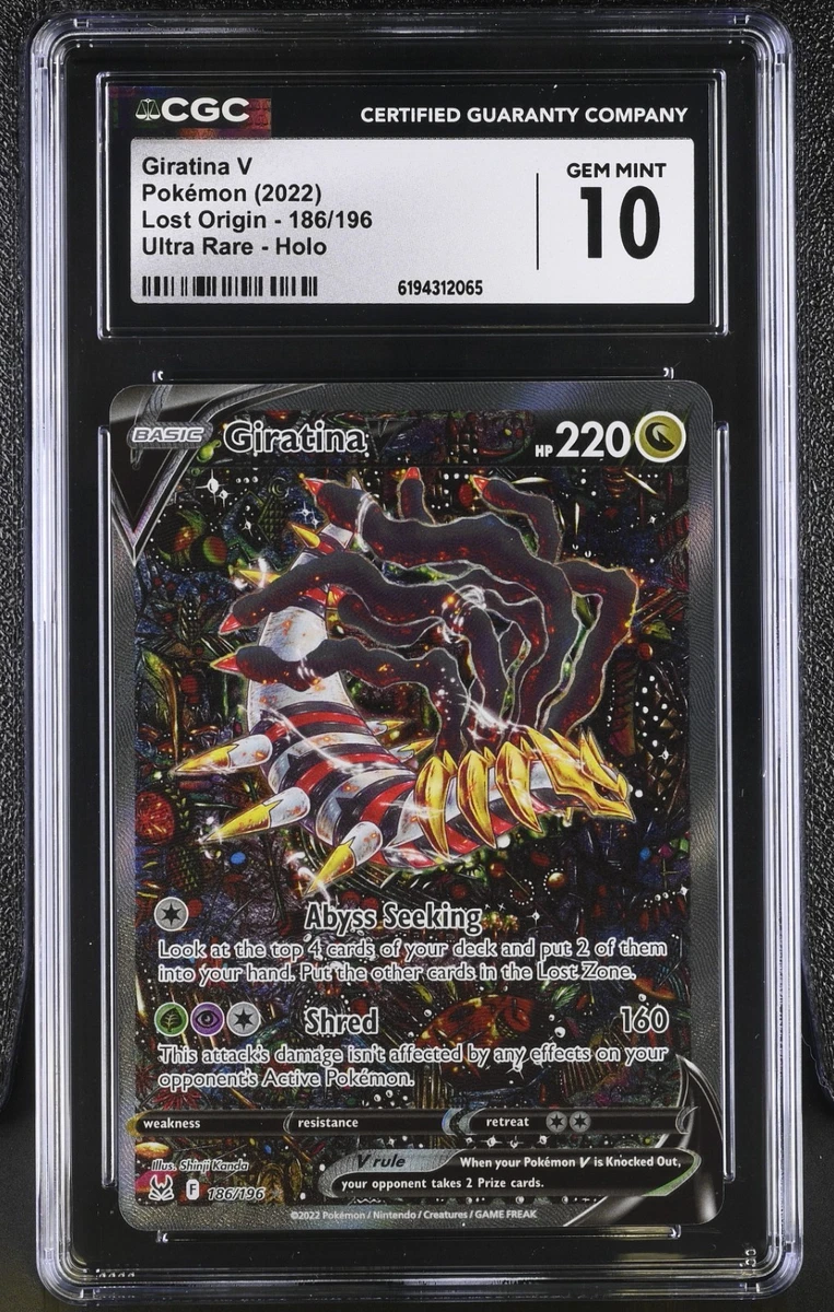 PSA10 Giratina V 186/196 Lost Origin 英語版 Pokemon 2022 Giratina