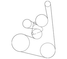 Genuine Nissan Serpentine Belt 11720-JG30B