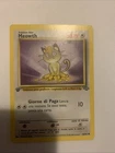 Pokémon TCG Meowth 1st Edition Jungle Set 56/64 Vintage
