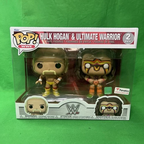 Funko Pop! Vinyl: WWE - Hulk Hogan & Ultimate Warrior 2-Pack - Fanatics