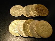 10 Pieces 1951-S 90% Silver Roosevelt Head Dimes