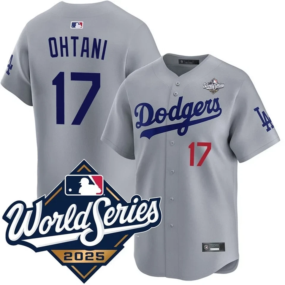 [HOT SALE] Men's Dodgers #17 Shohei Ohtani 2025 World Series Home Player Jersey - Image 2 of 4