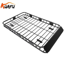 500LBS 64" Extension SUV Roof Rack Top Basket Car Top Luggage Carrier Adjustable