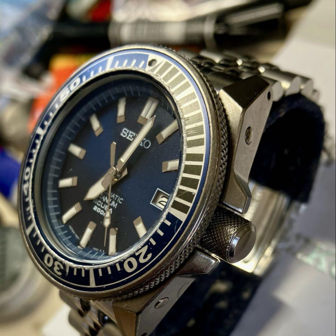 Goku SEIKO prospex first generation Samurai Titanium DIVER Goku SEIKO prospex first generation Samurai Titanium DIVER