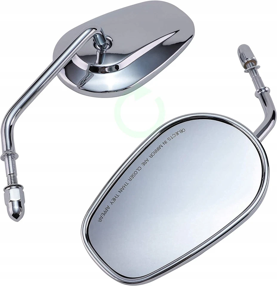 Paire de rétroviseurs pour HARLEY Touring SPORTSTER DYNA Softail Road Electra... - Photo 3/3