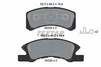 NEU - Textar 2422901 Bremsbelagsatz, Scheibenbremse FüR Daihatsu Mitsubishi