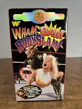 WWF Wham Bam Bodyslam! VHS 1995 Rare Wrestling Tape Coliseum 90s Bret Hart