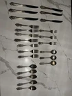 Wallace Grand Baroque Sterling Silver Flatware Set  24 Pcs