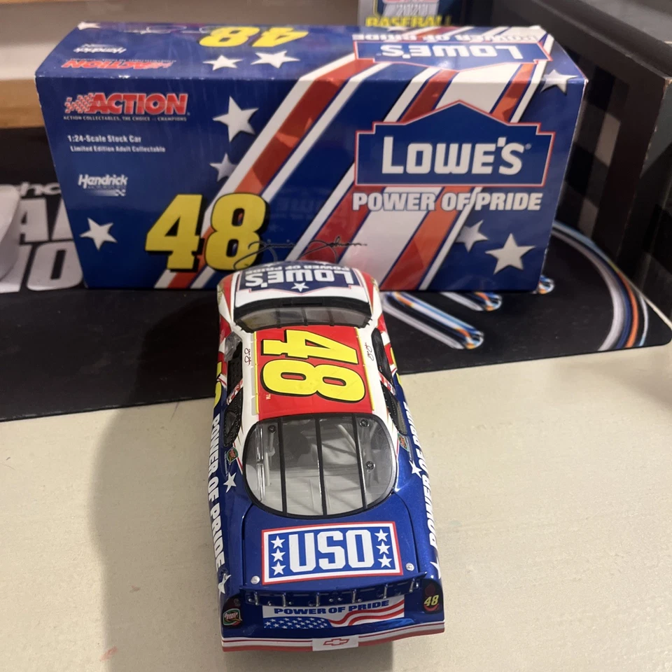 Action 2003 Jimmie Johnson #48 Lowe's / Power Of Pride Chevrolet Nascar Diecast - Image 4 of 4
