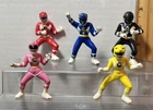 Vintage 1994 Saban Power Ranger Figures Lot Kimberly Trini Zack Billy Jason 3"