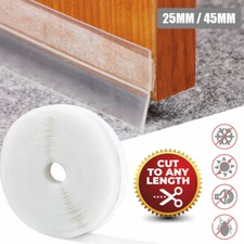Door Draft Stopper Seal Under Bottom Strip Self Adhesive Weather Stripping Tape