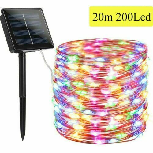Fairy Lights Plug In, 23M 200 LED Copper Wire String Lights Mains - Foto 9