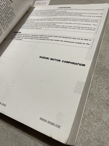 2009 Suzuki GSX-R1000 Service Repair Manual - Picture 11 of 11
