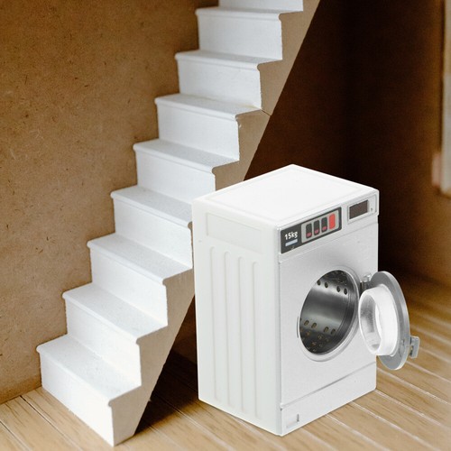 Mini-Waschmaschinenmodell Miniatur-Puppenhauszubehör Handwaschmaschine - 第 5/12 張圖片