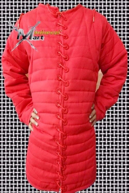 Christmas best gift Thick padded Long Beach Miami Mall Mall Gambeson Medieval coat j Aketon