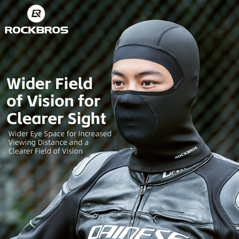 ROCKBROS Balaclava Thermal Full Face Mask Elastic Breathable Windproof Headwear - Image 2 of 4