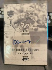 DEANDRE GOULSBY 2018 Panini Luminance Rookie Ink AUTO #95/299 GATORS! LV615