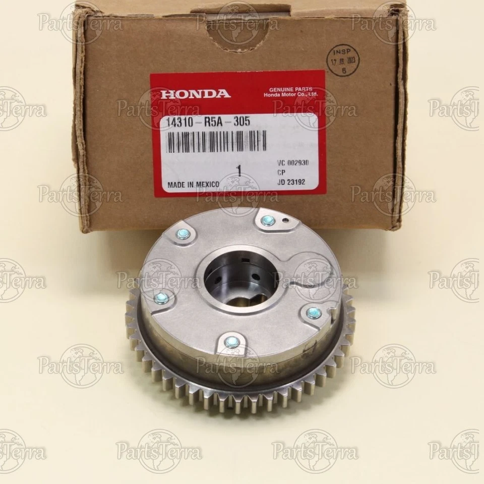 14310-R5A-305 Genuine OEM Honda CROSSTOUR CR-V ACCORD Actuator VTC Assembly 46T Foto 3 de 4