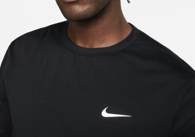 Men's Dri-FIT UV Short-Sleeve Versatile Training Top Black