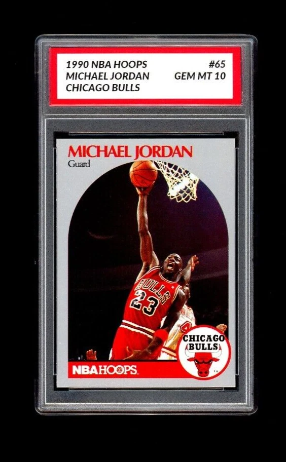 Michael Jordan Basketball Grade 10 1990-91 Season Sports Trading