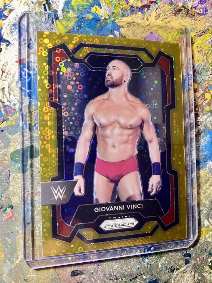 2024 WWE Panini Prizm Undercard GIOVANNI VINCI Gold Disco /10 - Image 3 of 3