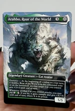 Arahbo, Roar of the World Proxy Card with Custom designed art