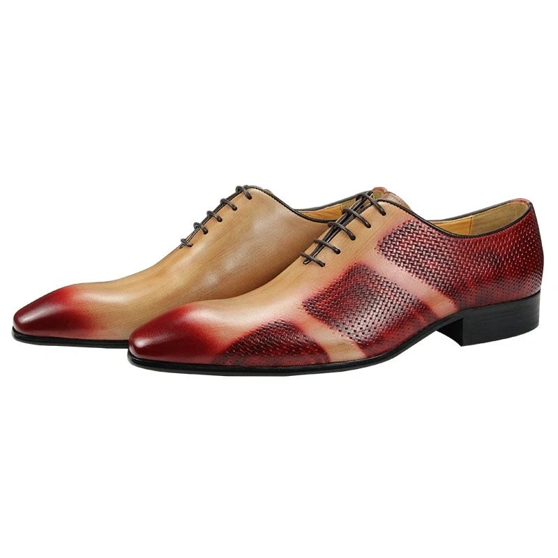 2023 new Men s formal shoes Lace up shoes Adult comfortable