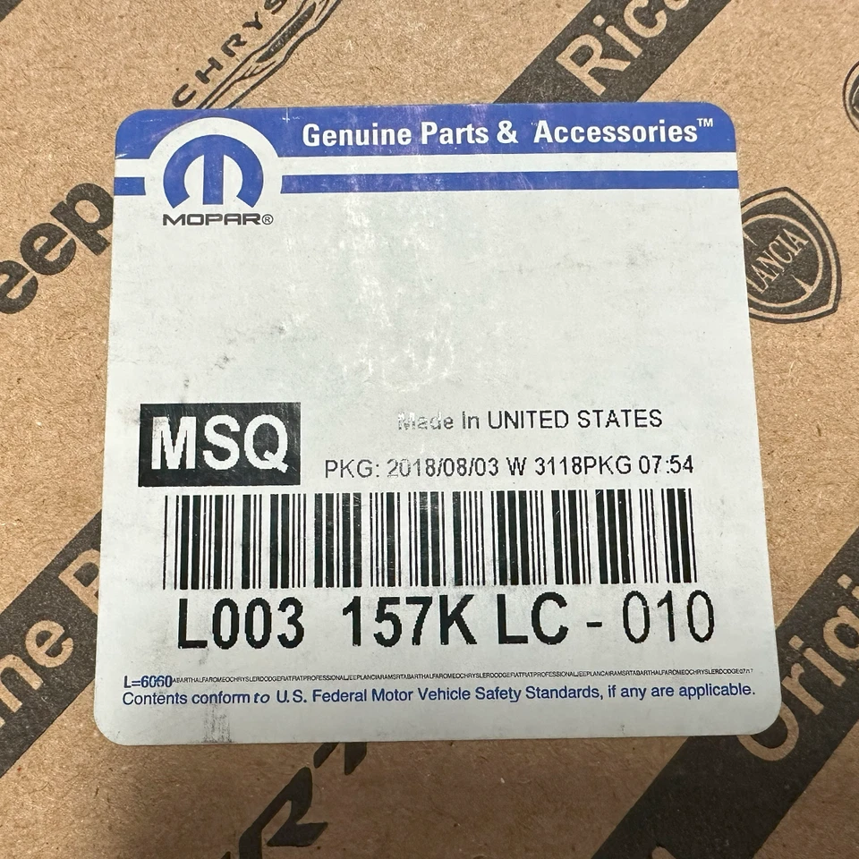 Mopar Daytime Running Light Bulb Front Rear Ram Truck Van Sedan Jeep L003157KLC Foto 3 de 3