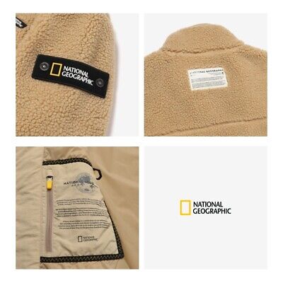 New NATIONAL GEOGRAPHIC Mens SEMI-OVERFIT FLEECE JACKET New NATIONAL GEOGRAPHIC Mens SEMI-OVERFIT FLEECE JACKET