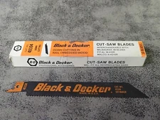 NEW Black & Decker 40104 6" x 10TPI Cut Saw Blades 10-Pack (BN397)