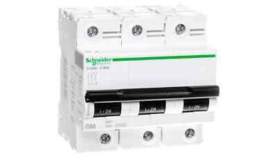 Schneider Electric A9N18365 Leitungsschutzschalter C120N, 3P, C, 80A  brandneu