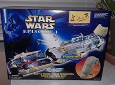 star wars Episode 1  Battle Droid Trade federation Ship action figures