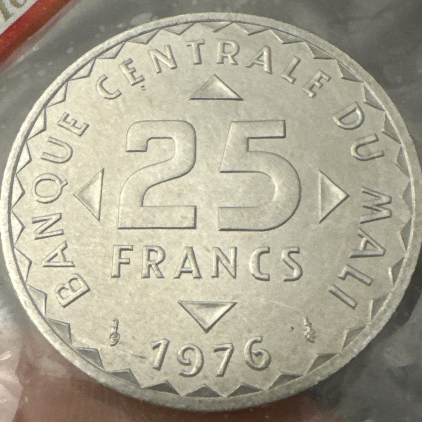 Pièce 25 Francs Monnaie De Paris Essai Banque Centrale Du Mali 1976 FDC