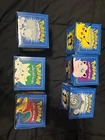 Set of 6 Pokemon Burger King 1999 Gold Plated 23k Cards , 5 are SEALED, Read