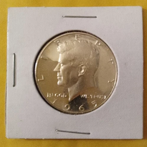 1965 Kennedy .40 Silver Half Dollar AU SHARP COIN