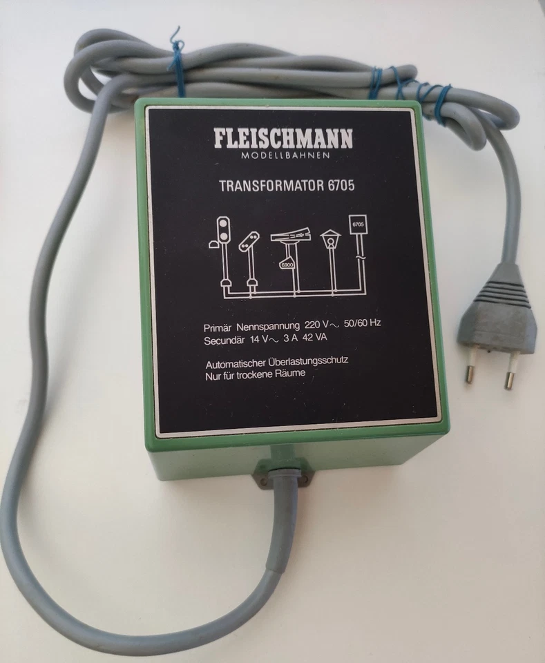 Fleischmann 6705 Transformator Travo  aus Nachlass