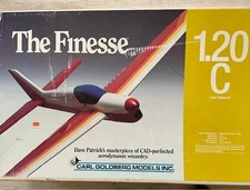Vintage rc model airplane kit. Original Carl Goldberg/Dave Patrick Finesse.