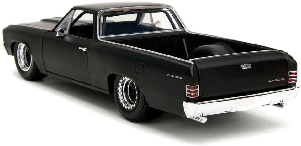 FAST FURIOUS Modello Auto 1967 CHEVROLET EL CAMINO Scala 1:24 Die Cast Jada - Immagine 3 di 4