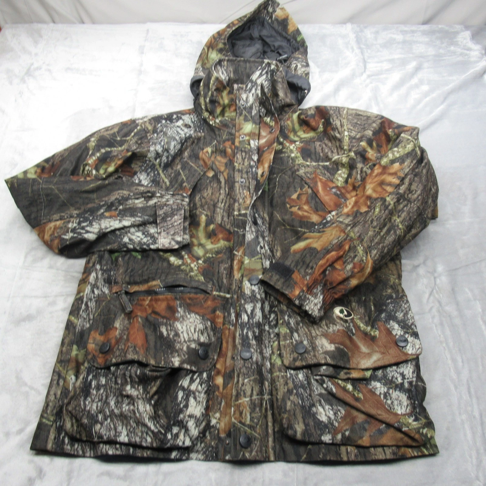 Mossy Oak Jacket Mens Small Breakup DriStalker 4in1 SHELL Hood Waterproof Hunt