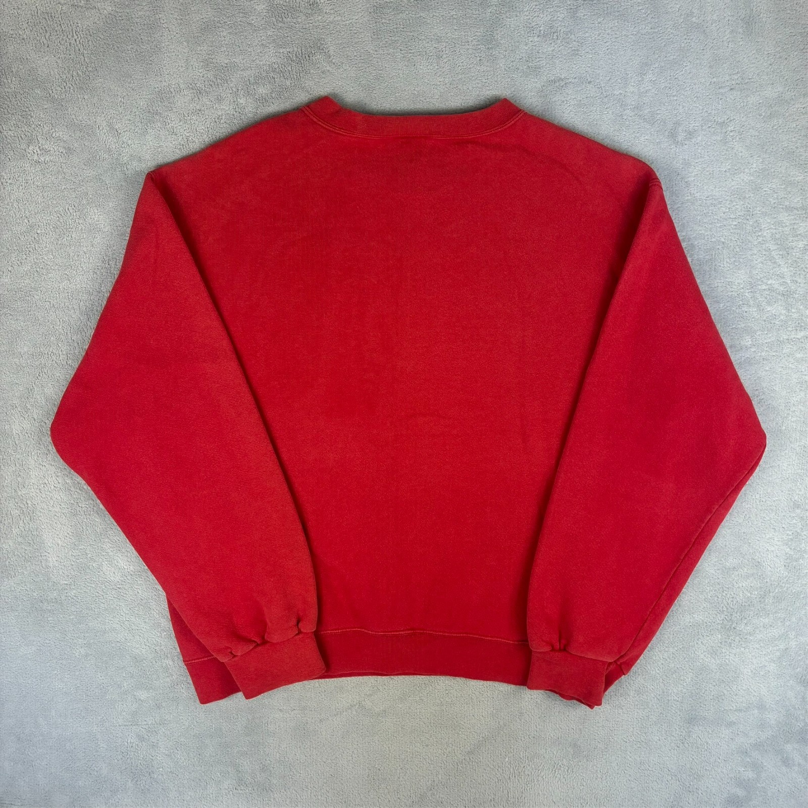 Vintage Nike 2000's Y2K Red Spellout Oversized Size Medium Pullover Sweatshirt image 8