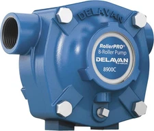 Delavan Cast Iron 8-Roller Pump - 24 GPM, 150 PSI, 1000 RPM, Model 24, Port 